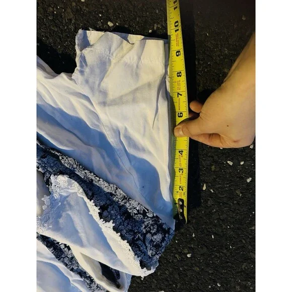 Handmade Vintage Style Folk Jumpsuit Set Prairie Cottagecore Wide Leg Outfit - Picture 10 of 10